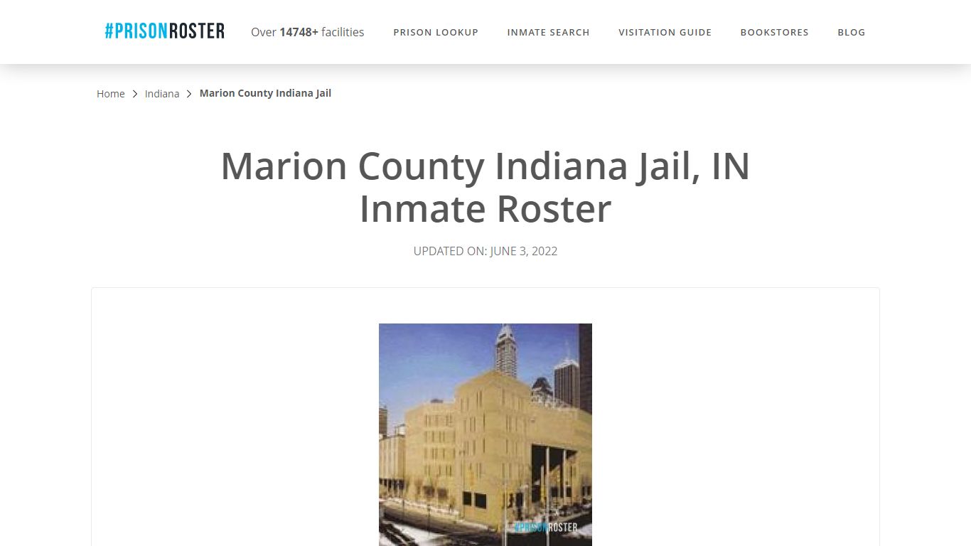 Marion County Indiana Jail, IN Inmate Roster - Prisonroster